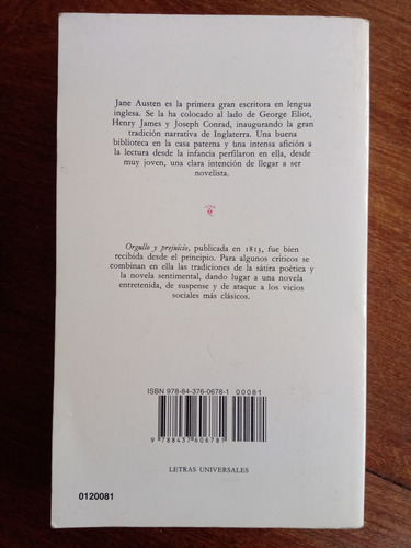 Imagen 2 de 2 de Orgullo Y Prejuicio - Jane Austen