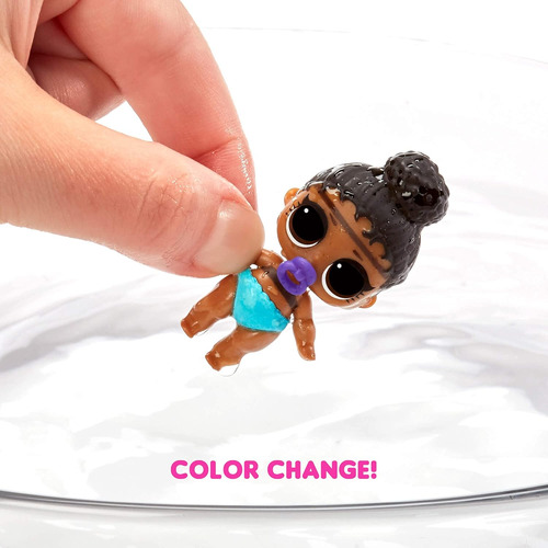 3 Pack Lol Surprise Lil Sister Color Change (Usado)