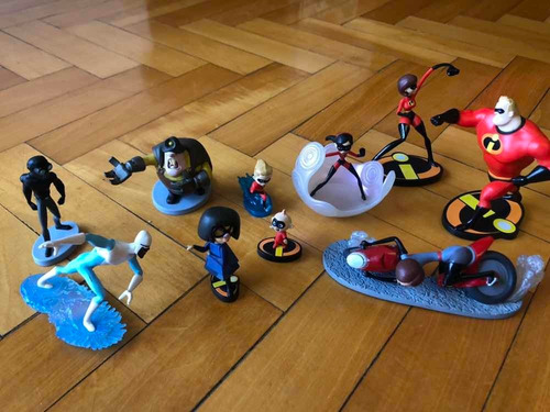 Set De Muñecos De Los Increíbles (original Disney)