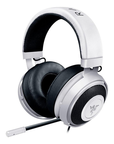 Fone de ouvido over-ear gamer Razer Kraken Pro V2 mercury white