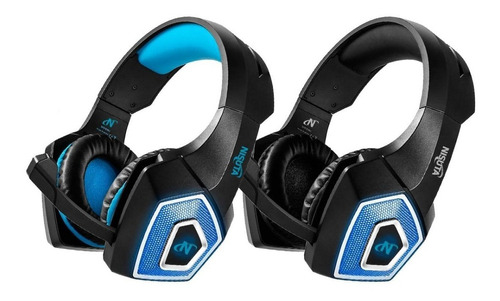 Auricular Gamer Nisuta Con Mic Y Led Rgb Ps4, Xbox, Pc,y Cel