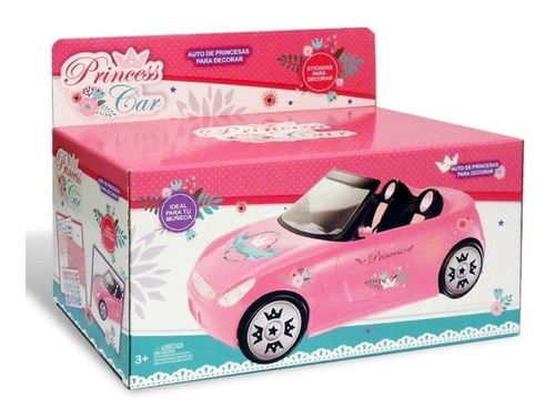 Auto De Princesas P/decorar C/stickers - Miniplay - Art 711