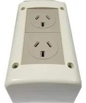 Comprar Tomacorriente Conatel Ave Exterior 2 Módulos 16amp 250 Volts