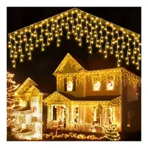 Comprar Luces Led Cascada Ámbar 6m Doble Conector Luces Led