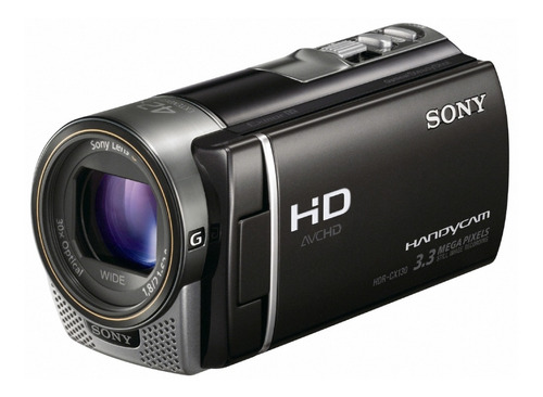 Videocámara Sony HDR-CX130 HD NTSC negra