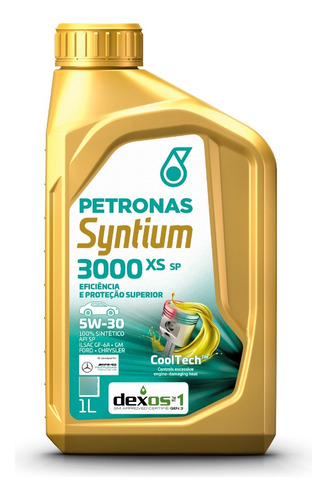 Aceite Para Motor Petronas Syntium 3000 Xs 5w30 Sp - 1 Litro