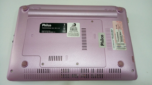 Netbook Philco Rosa + Gravador/leitor De Dvd + Mouse Ótico