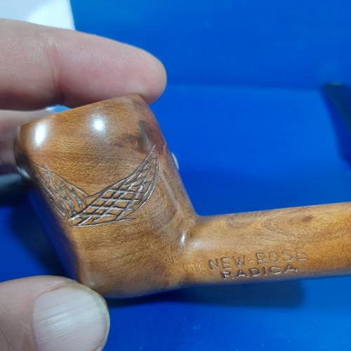 Imagem 10 de 10 de Cachimbo Antigo New Rose Radica Restaurado Higienizado