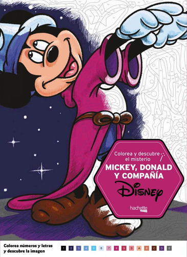 Imagen 1 de 1 de Libro Colorea Y Descubre El Misterio Disney - Mariez, Jeremy