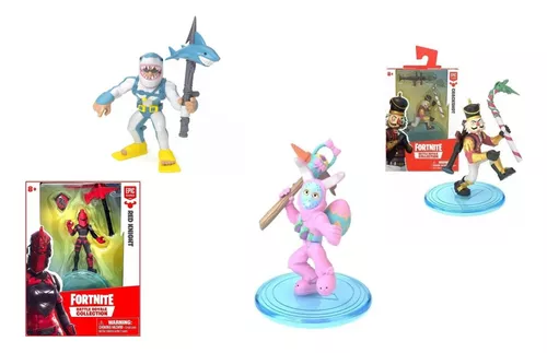 Mini Figuras 15 Cm com Acessórios - Fortnite - 4 Personagens Surpresa - Fun