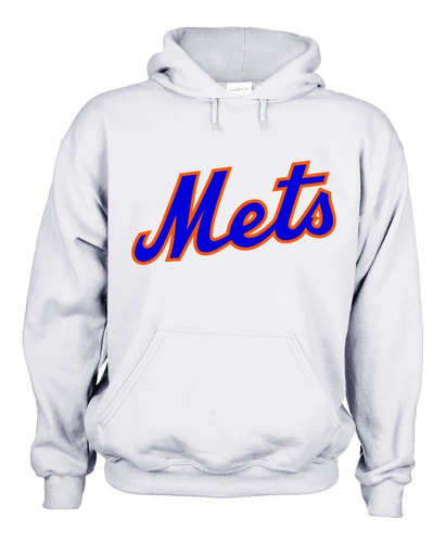 Sudadera Capucha Mets De Nueva York, Metropolitanos Mlb Mod1