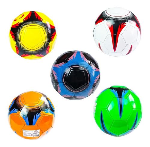Imagem 3 de 4 de Bola De Futebol Social 5' Couro Sintético - Variadas