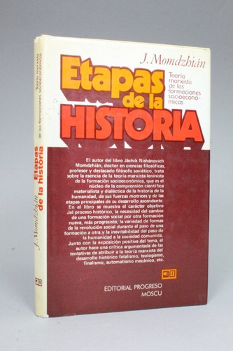 Etapas De La Historia  Momdzhián Marxismo Tapa Dura 1980 Bj5