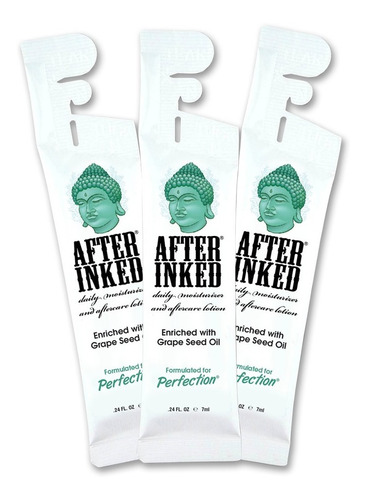 After Inked Tattoo Moisturizer, 1 Paquete X 5 Sachet 7ml