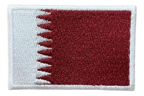 Parche Bordado Bandera Qatar - Para Mochila - Campera