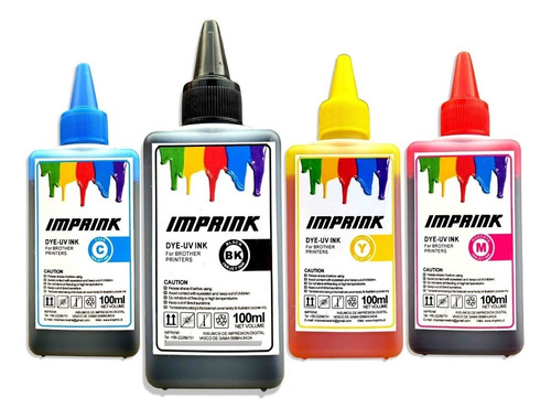 Tinta Dye Uv Para Todas Impresoras Brother 100ml Imprink