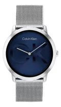 Comprar Reloj Hombre Calvin Klein 25300010 Intrigue Correa Plateado Bisel Plateado Fondo Azul
