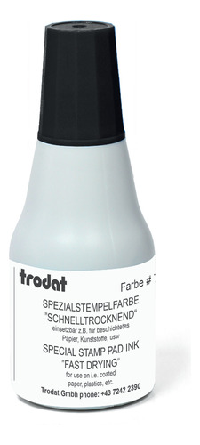 Tinta Para Sellos De Secado Rápido Trodat 25 Ml Mod. 7021