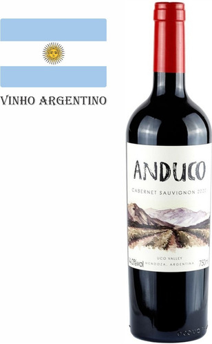 Vinho Tinto Meio Seco Anduco Cabernet Sauvignon - 750ml