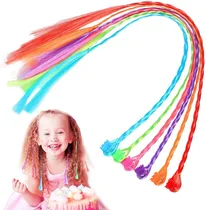 Comprar Trenzas De Colores Para Niñas Cabello Pelo Gancho Extension