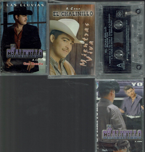 Paquete De 4 Cassetes De A. Cano El Chalinillo