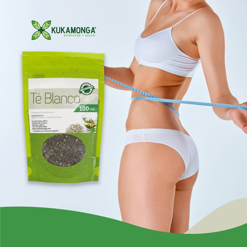 Antioxidante, Quema Grasa, Elimina Toxinas, Té Blanco - 100 Sabor Sin sabor