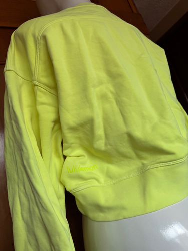 Sudadera Lululemon Perfectly Oversized Cropped Crew Talla 6 (Usado)