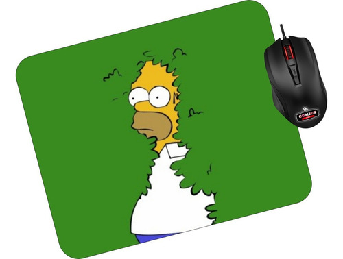 Pads Mouse Homero Simpson Tapete Mouse Color Negro