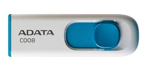 Imagen 8 de 8 de Memoria USB Adata Classic C008 32GB 2.0 blanco y azul