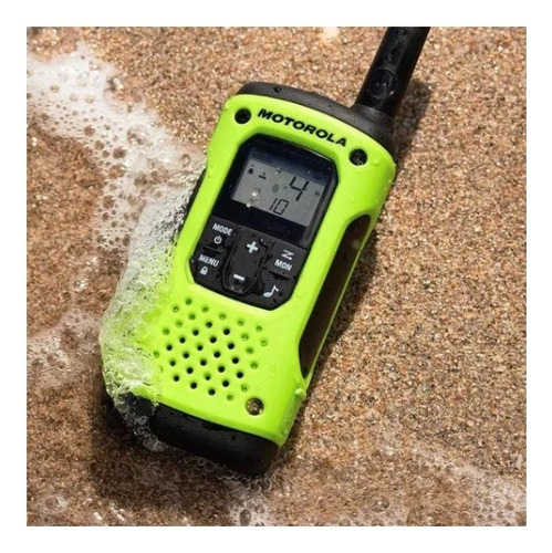 Radio Motorola Talkabout T600 Comunicador À Prova D'água Bandas de freqüência UHF Cor Verde