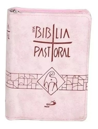 Nova Biblia Pastoral - Bolso Ziper Rosa - Paulus