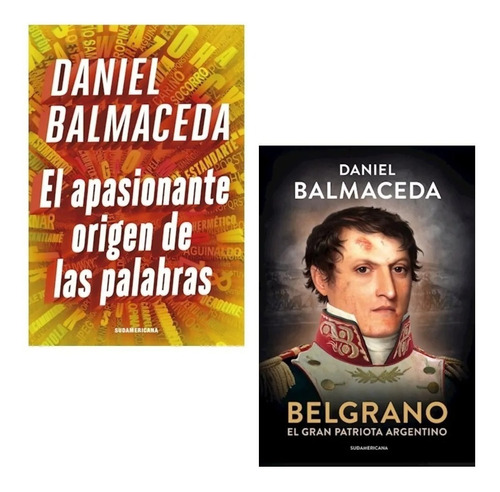 Pack Balmaceda - Apasionante Origen Las Palabras + Belgrano