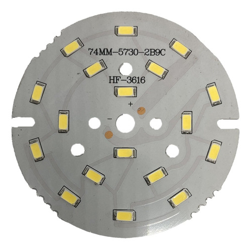 Panel Disco Lámpara Led 9w 74mm 4500k 280-300ma