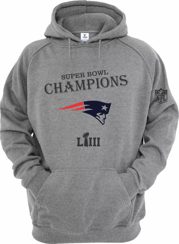 Sudadera Patriotas De New England Champions Liii Talla 2xl