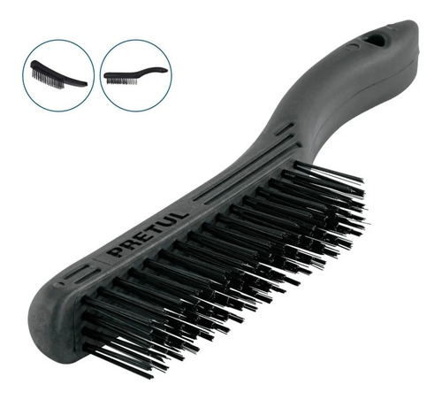Imagen 1 de 4 de Cepillo Alambre Cerdas Acero Carbono 64 Pincelespretul 20653