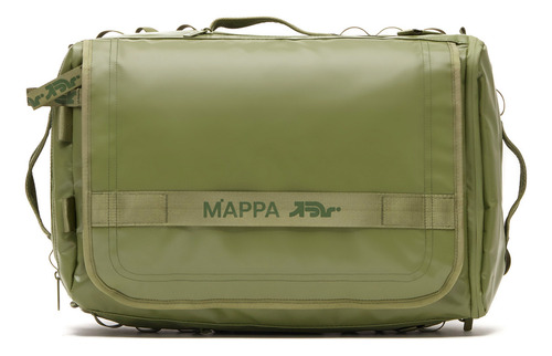 Mochila Para Viajar Mappa Adventures, Mochila De Viaje Para Hombres Y Mujeres, Mochila Impermeable, Grande Color Verde Diseño de la tela Lisa