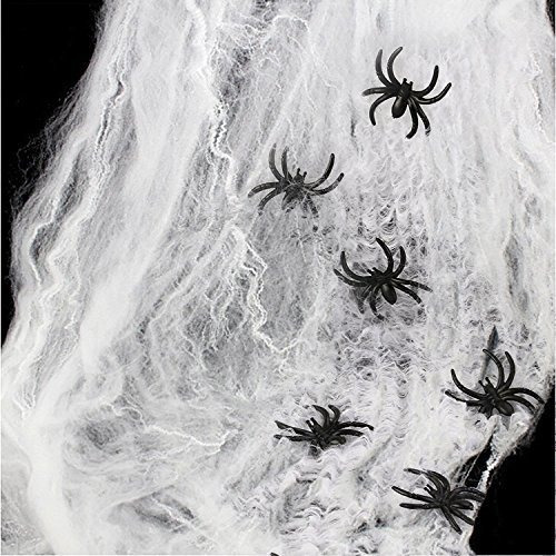 Aostar Halloween Stretch Spider Webs Indoor Amp; Kgt2q