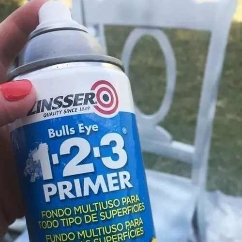 Imagen 2 de 5 de Imprimante Sellador En Aerosol Zinsser 123 Color Blanco 369g
