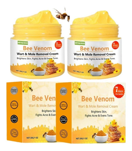 Crema Para Tratar Verrugas Y Lunares Con Veneno De Abeja