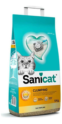 Arena Aglomerante Para Gatos Sanicat Clumpling 5k Mas Regalo