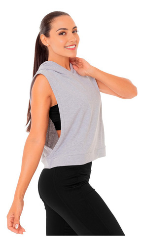 Camiseta Crop Sin Mangas Mujer De Algodón Tank Top Playera
