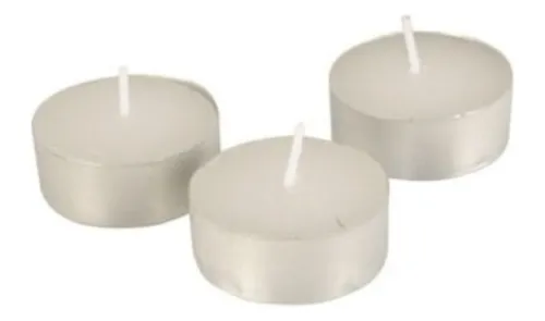 Velas Pequeñas Para Pebetero X32 Larga Duracion Sin Aroma