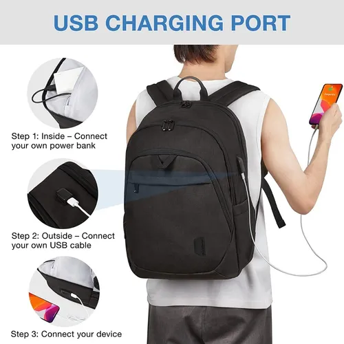 Mochila Porta Laptop 15.6 Bagsmart Calidad Premium