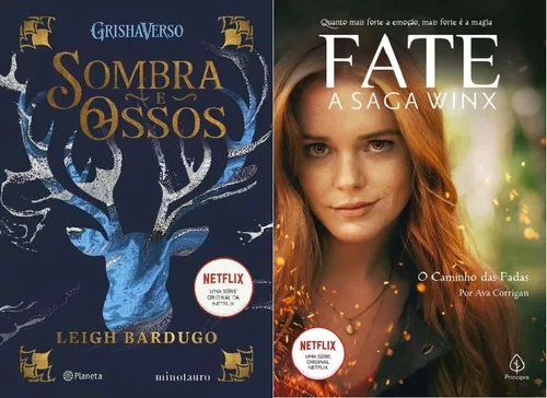 Combo Mistério Netflix 2 Livros Sombra E Ossos + Fate Winx