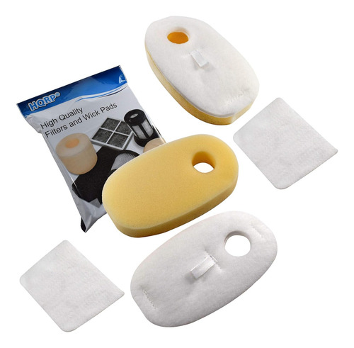 Juego De Filtros Hqrp De 2 Piezas Compatible Con La Serie Sh