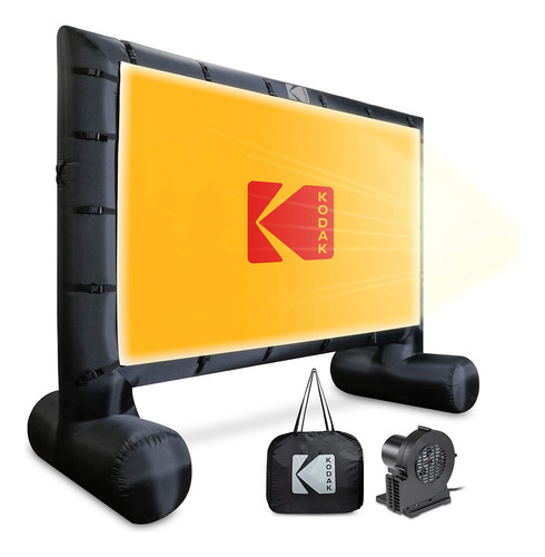 Kodak Pantalla Proyector Inflable Para Exterior 14.5 Pie Tv