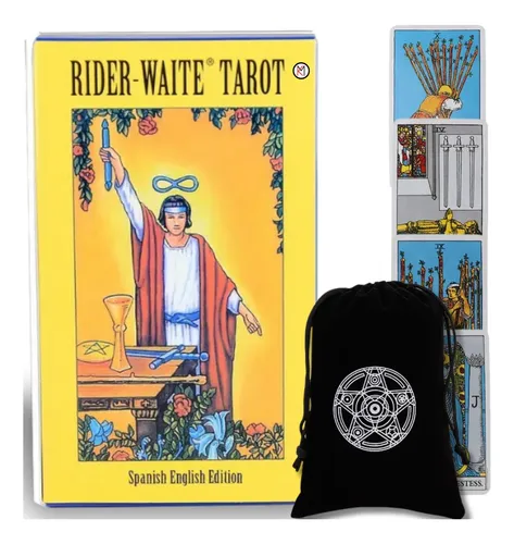 Tarot Rider Waite Cartas White Lectura Esoterico Baraja
