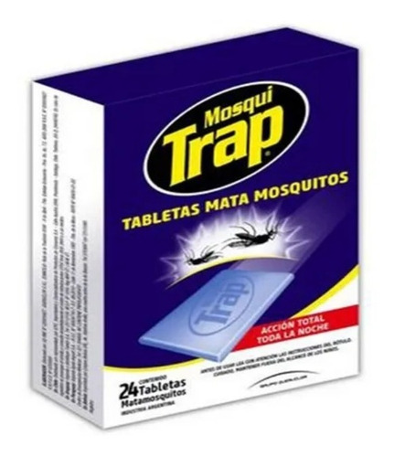 Tabletas Mosquitrap Para Mosquitos Por 24 Noches (cod 6170)