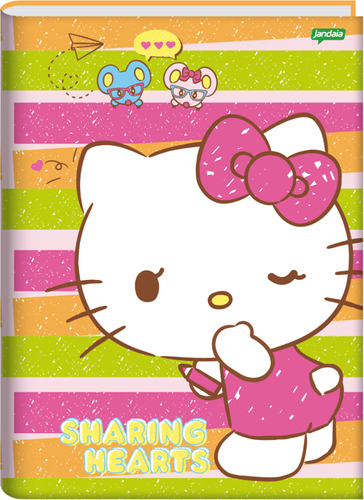 Caderno Brochura Univ Cd 80fls Hello Kitty