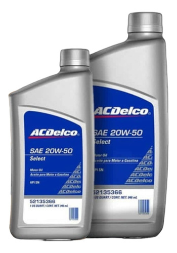 Aceite Acdelco 2ow-50